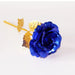 Artificial Flowers 24K Gold Rose with Box New Year Valentine\X27S Day Gift/Present Foil Flowers Home Decor Fake Roses