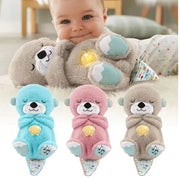 Fisher - Price Sound Machine Soothe 'N Snuggle Otter Portable Plush Baby Toy with Sensory Details Music Lights & Rhythmic Breathing Motion - Lacatang Shop