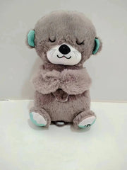Fisher - Price Sound Machine Soothe 'N Snuggle Otter Portable Plush Baby Toy with Sensory Details Music Lights & Rhythmic Breathing Motion - Lacatang Shop