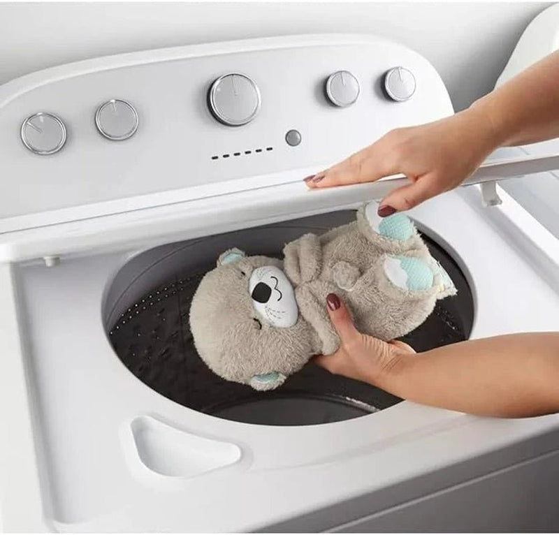 Fisher - Price Sound Machine Soothe 'N Snuggle Otter Portable Plush Baby Toy with Sensory Details Music Lights & Rhythmic Breathing Motion - Lacatang Shop