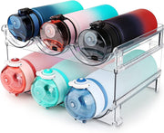HydraSort Duo: Stackable Water Bottle Organizer - Lacatang Shop