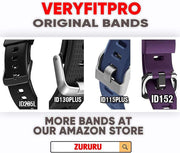 ID115Plus HR Very Fit Pro Bands Replacement Strap - Purple & Black - Lacatang Shop