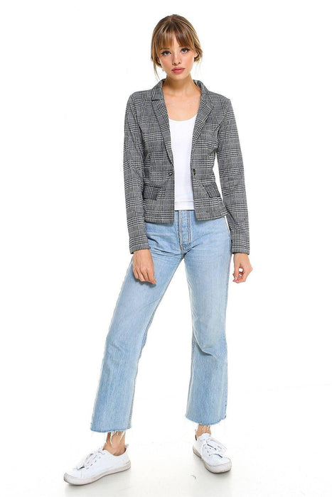 Point Plaid Blazer 

Effortlessly Elevate Any Outfit with Our Point Plaid Blazer - Must-Have Style Staple Women's Clothing Indigo Arrowwood Lacatang Shop 