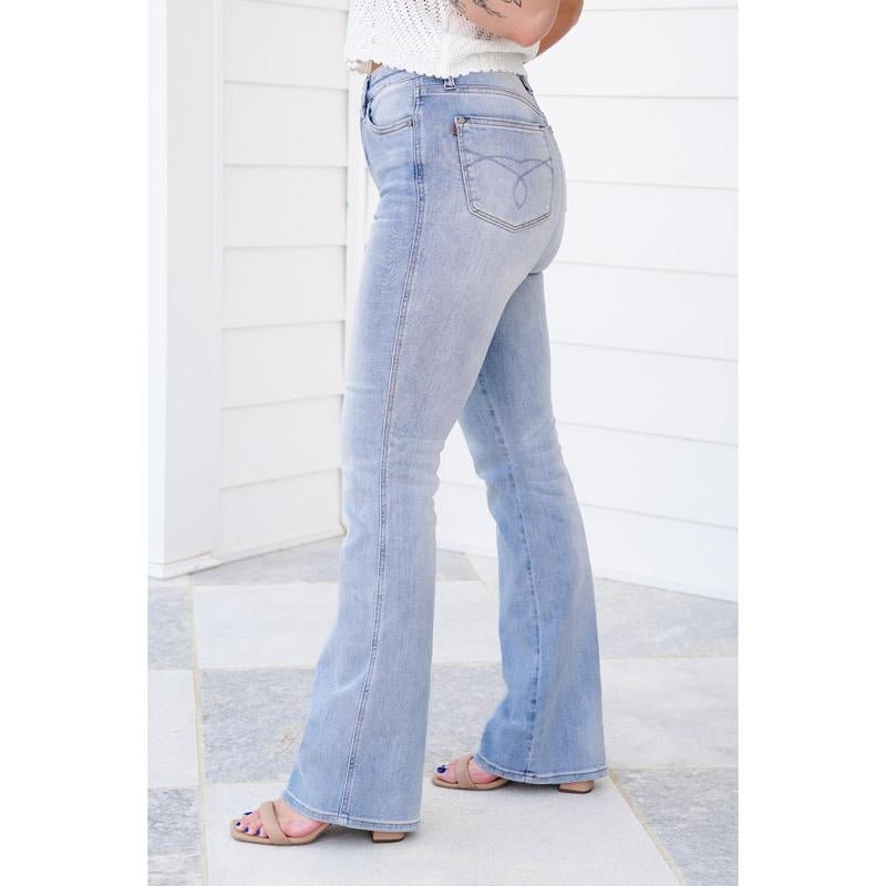 Judy Blue Bootcut Jeans - Custom Inseams - Light Wash - Lacatang Shop