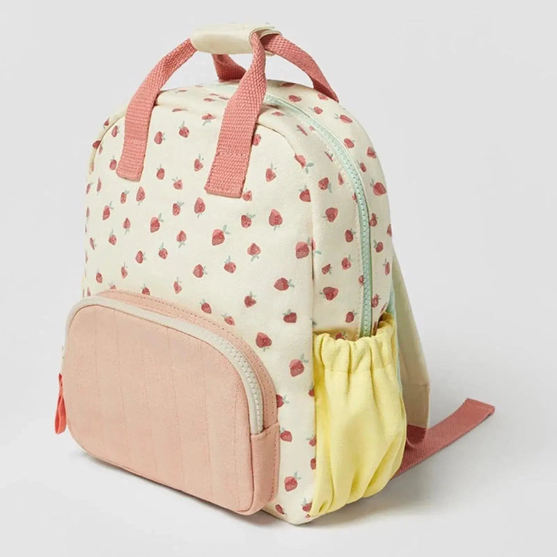 Kids Backpack Children'S Bag Baby Strawberry Print Backpack Schoolbag Backpack for School Office Supplies Kindergarten Children'S Backpack on Clearance - Lacatang Shop