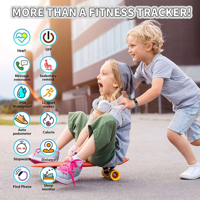 Kids Fitness Tracker Watch with 11 Sport Modes - Lacatang Shop