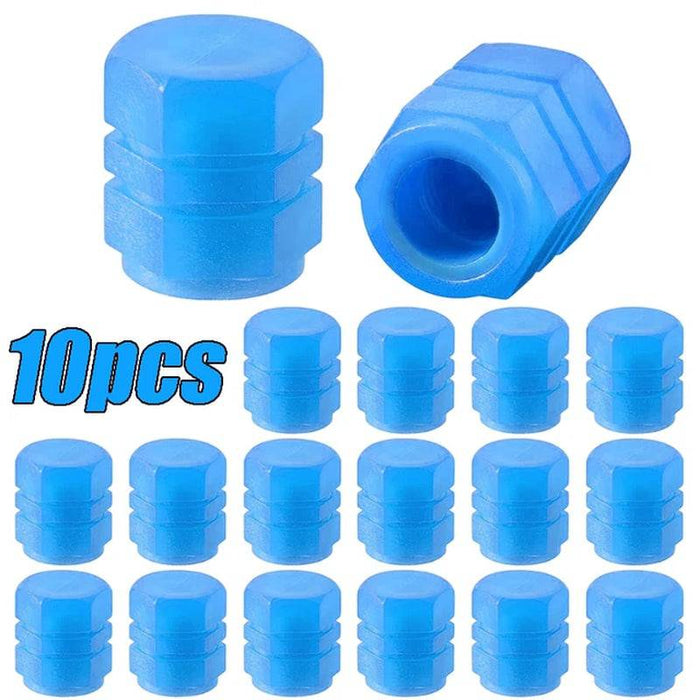 10-40PCS Car Luminous Tire Valve Cap Motorcycle Bike Wheel Nozzle Night Glowing Fluorescent Decor Tyre Valve Stem Luminous Caps