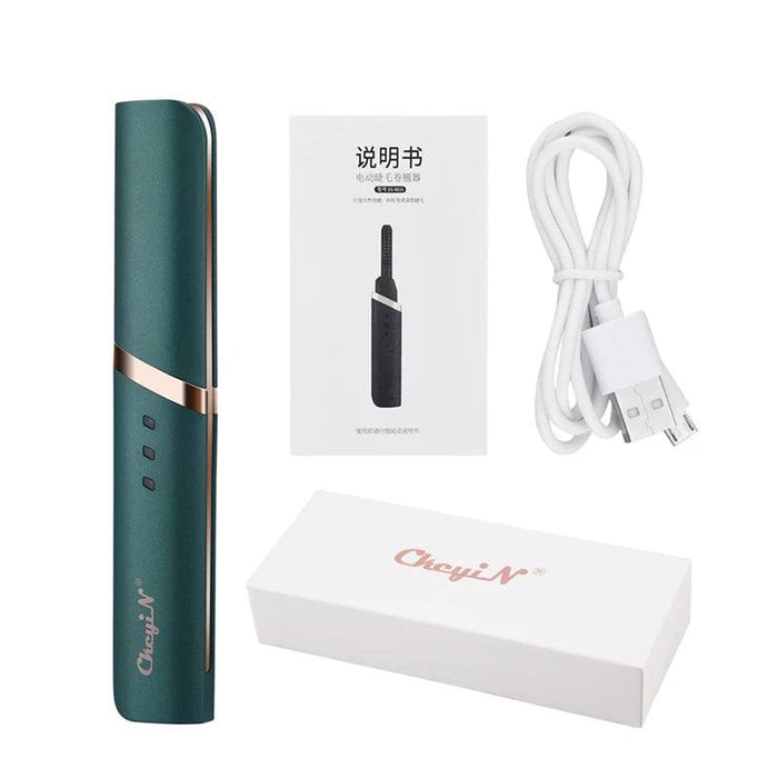 Electric Heated Eyelash Curler USB Charge Makeup Curling Kit Long Lasting Natural Ironing Eye Lash Curler Beauty Tools