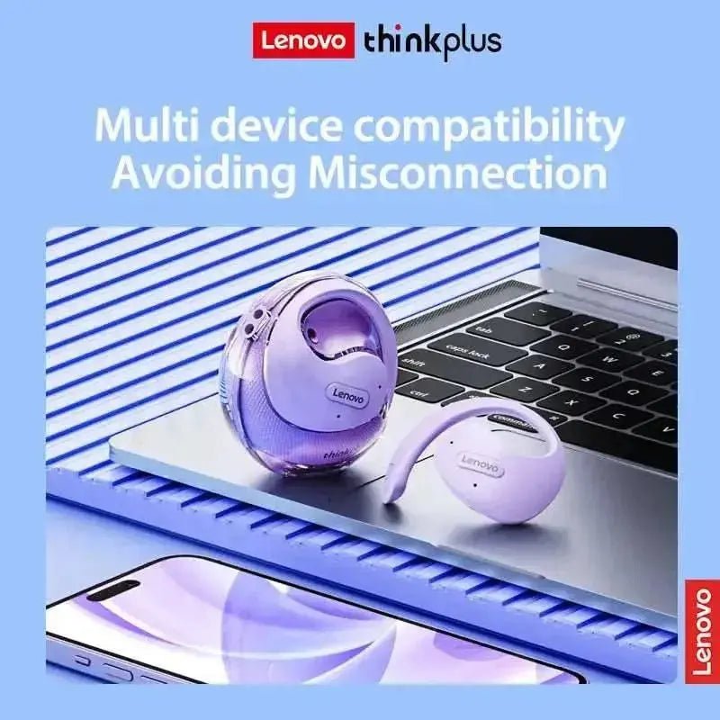 Lenovo Think plus X15 Pro Earphone Wireless Bluetooth 5.4 OWS Waterproof Sport Headsets Noise Reduction Headphones with Mic - Lacatang Shop