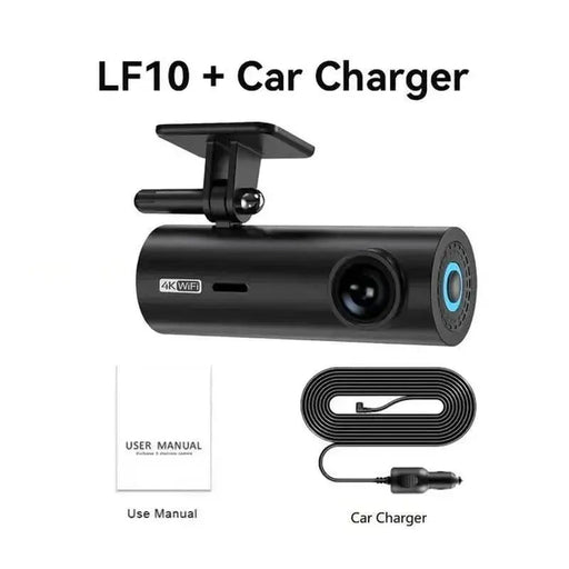 LF10 Front 4K Dashcam - Loop Recording and Automatic Overwriting Car Video Recorder
