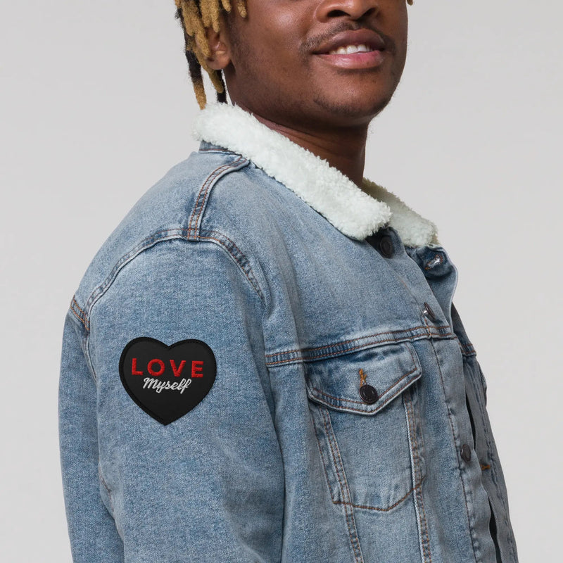LOVE Myself Embroidered Patches Black - Lacatang Shop