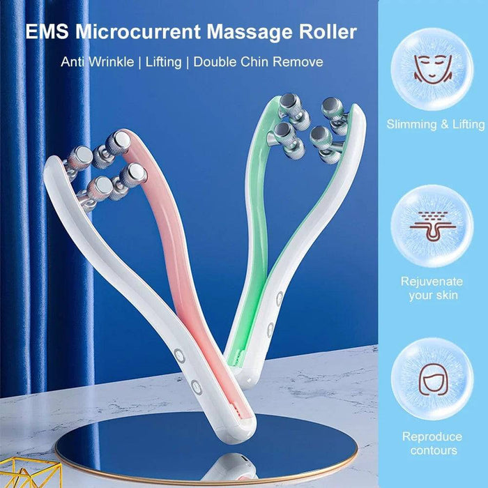 EMS Face Massager Facial Lift Up Machine Microcurrent Cellulite Double