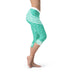 Turquoise Sports Capri Leggings - Lacatang Shop