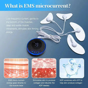 Massager for Face Ems Facial Massager Lifting Microcurrent V - Face Double Chin Remover Neck Lift Skin Tightening Anti - Wrinkle - Lacatang Shop