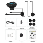 Motorcycle Earphones Helmet Headset Bluetooth 5.0 Headphones Wireless Motor Headset Bike Earphone Handsfree Stereo Earbuds - Lacatang Shop
