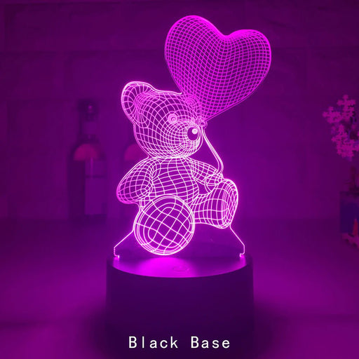 Neon Glow 3D Acrylic Night Light - Xmas & More - Lacatang Shop