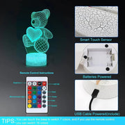 Neon Glow 3D Acrylic Night Light - Xmas & More - Lacatang Shop