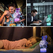 Neon Glow 3D Acrylic Night Light - Xmas & More - Lacatang Shop