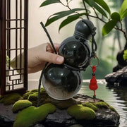 New Chinese Retro - Inspired Gourd Water Bottle 800ML Large Capacity Wine Bottle PC Durable Water Kettle Sports - Lacatang Shop