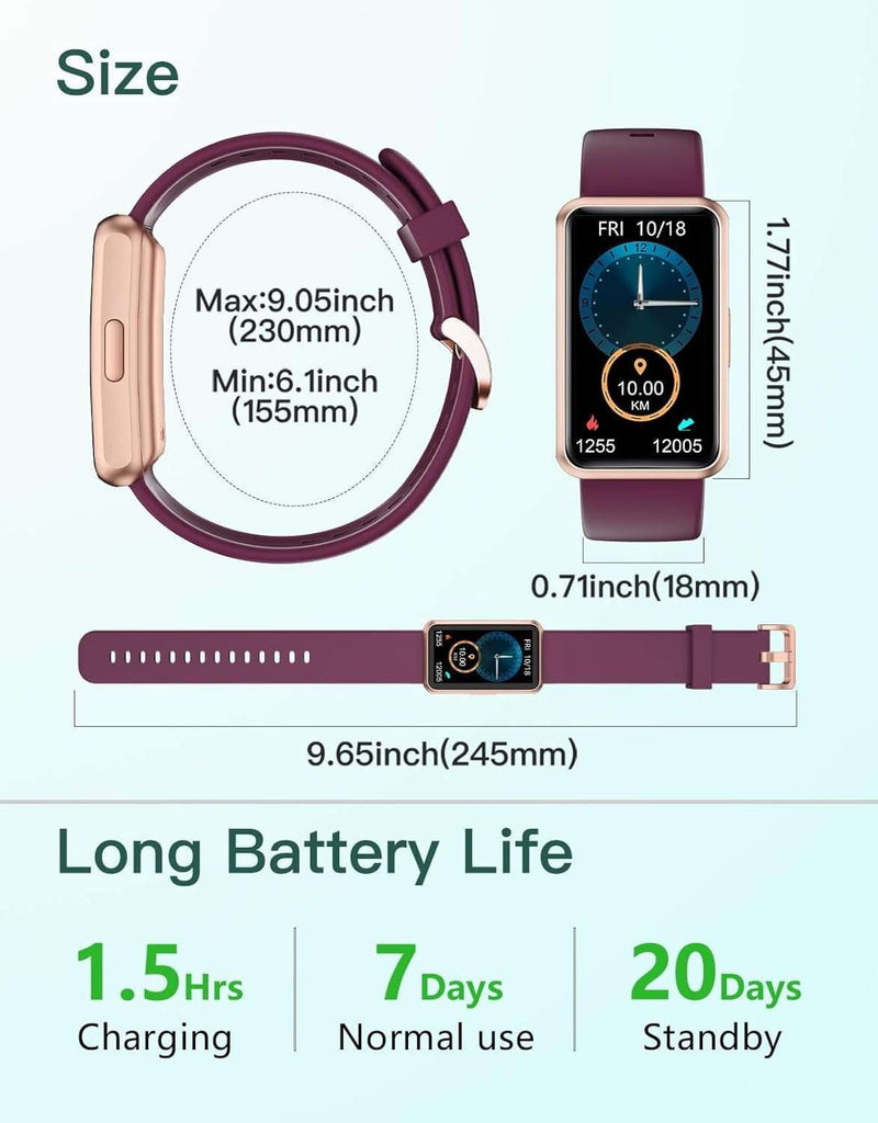 No Bluetooth Fitness Tracker with Touch Screen - IP68 Waterproof - Lacatang Shop