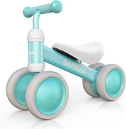 Official Tykebike® Toddler Ride on Toy | Baby & Toddler Balance Bike | Easy Glide Wheels & Safer Toddler Bicycle Steering | Indoor/Outdoor Alternative to Baby Walkers for Boys & Girls | Teal - Lacatang Shop