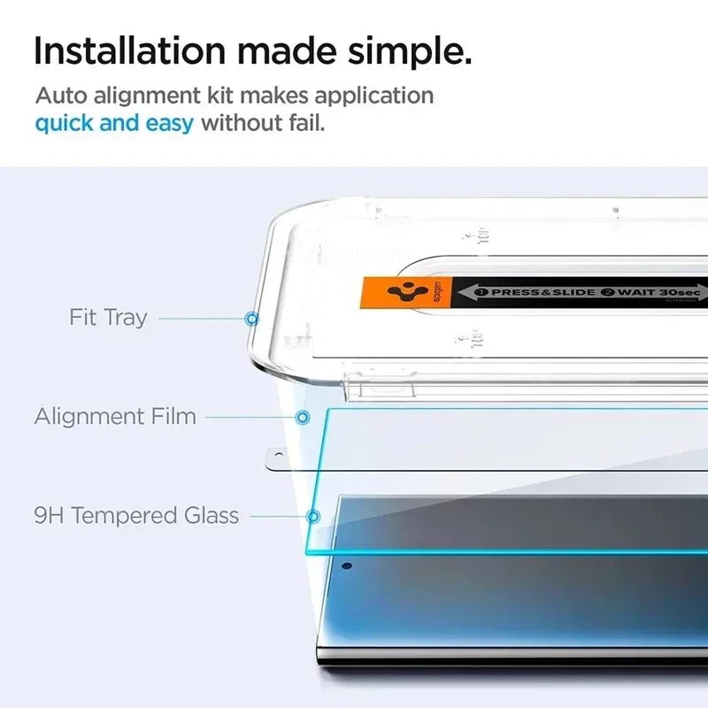 One - Click iPhone Tempered Glass Screen Shield - Lacatang Shop