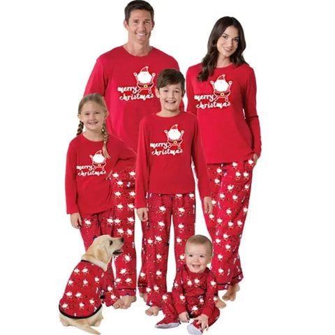 
  
	
    
	
    Family Matching Clothes Women Mom Santa Claus Tops