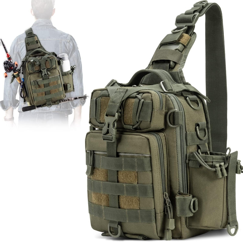 Outdoor Tackle Bag - Large Water - Resistant Fishing Backpack - Lacatang Shop