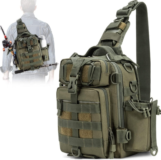Outdoor Tackle Bag - Large Water - Resistant Fishing Backpack - Lacatang Shop