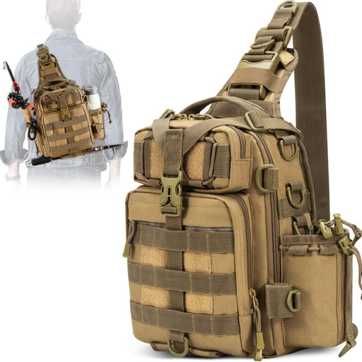 Outdoor Tackle Bag - Large Water - Resistant Fishing Backpack - Lacatang Shop