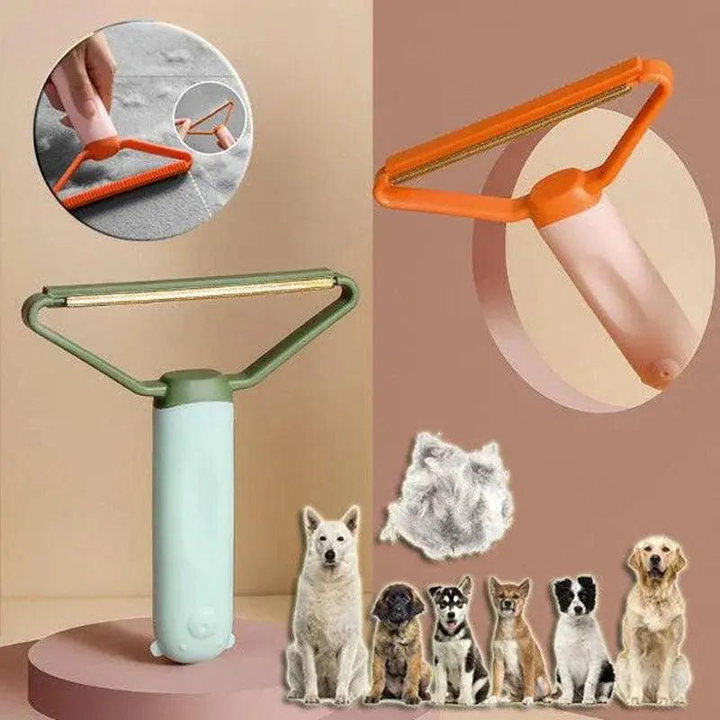 Pet Cat Dog Hair Remover Dematting Comb - Double-Sided Lint Roller for Cleaning