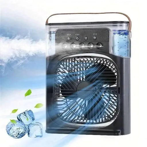 Portable Air Conditioner Fan - Compact Small Air Cooler and Humidifier for Home and Office Use