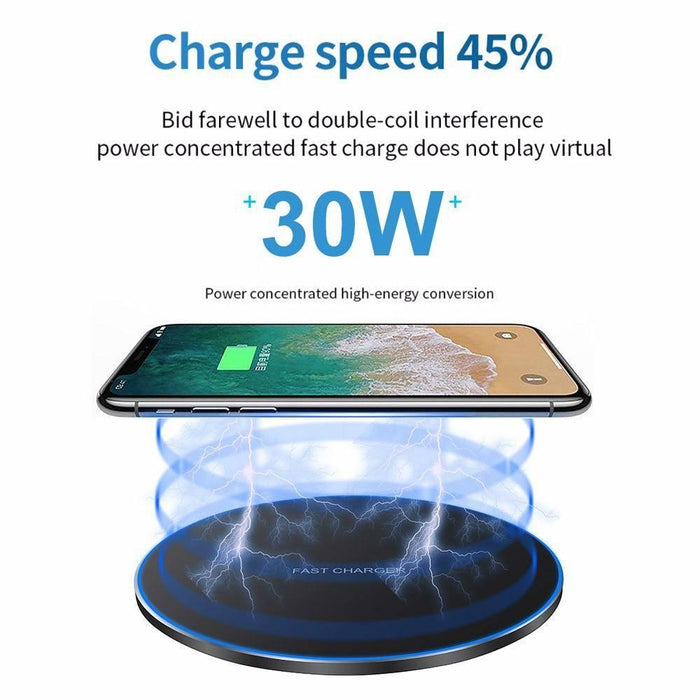 Dragon W9 30W Wireless Charging Pad Dragon W9 30W Wireless Charging Pad - Lacatang Shop Mobile & Laptop Accessories Yellow Pandora Lacatang Shop 