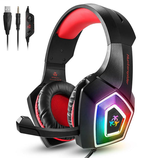 Dragon Stereo LED Gaming Headset with Microphone Gaming Headset with Microphone - LED Stereo Sound Audio & Video Yellow Pandora Lacatang Shop 