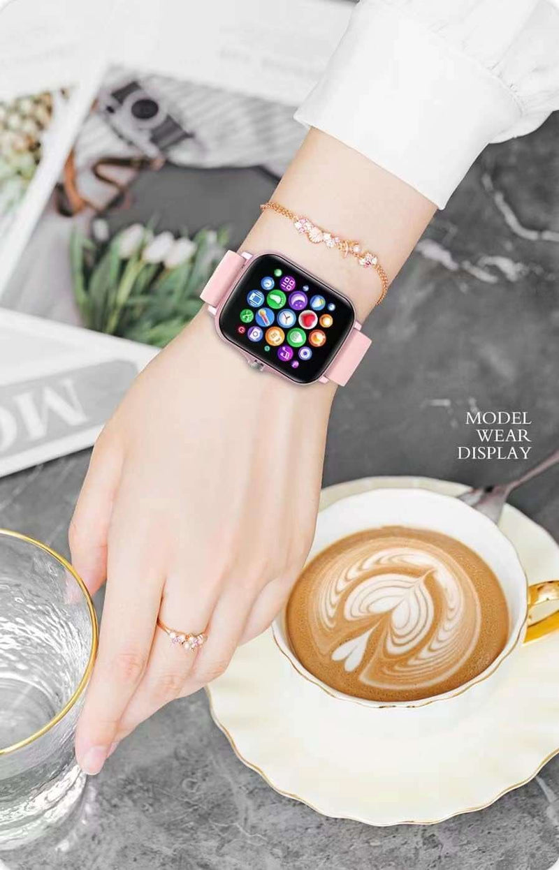 Smart Fitness Tracker Watch - IP68 Waterproof, Heart Rate, Sports Modes - Lacatang Shop