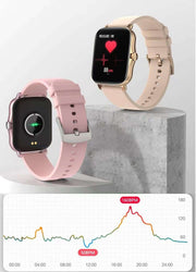 Smart Fitness Tracker Watch - IP68 Waterproof, Heart Rate, Sports Modes - Lacatang Shop