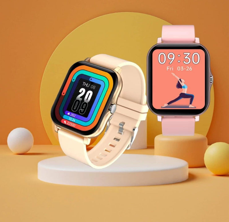 Smart Fitness Tracker Watch - IP68 Waterproof, Heart Rate, Sports Modes - Lacatang Shop
