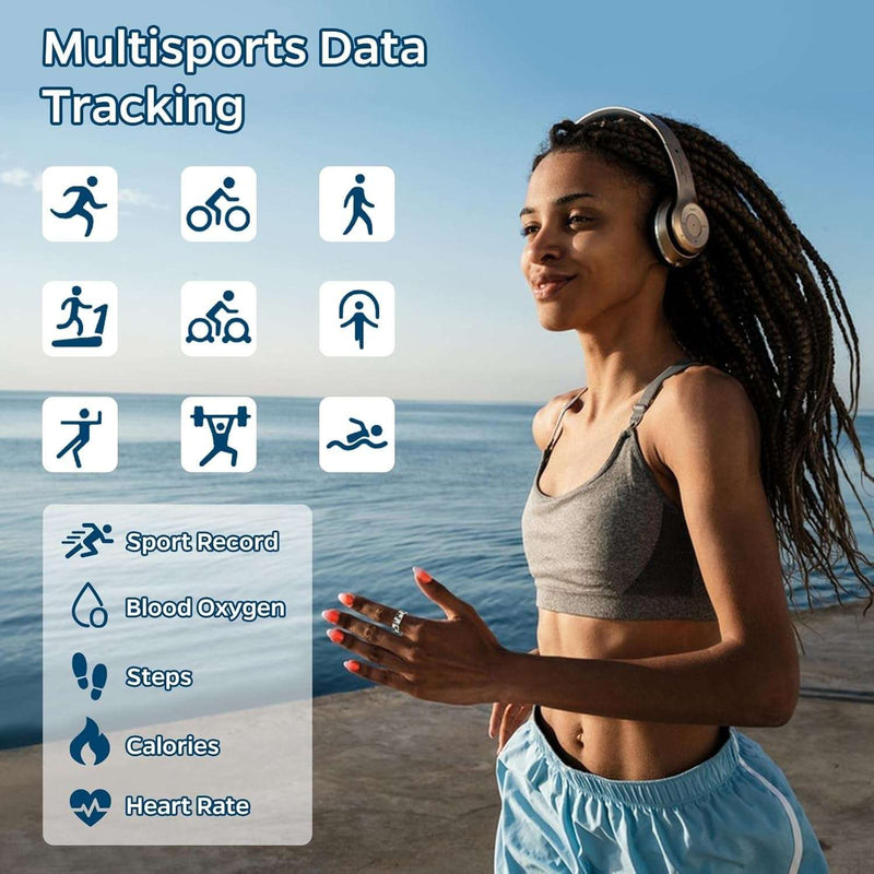 Smart Health Tracker Ring - Waterproof Fitness Monitor - Lacatang Shop
