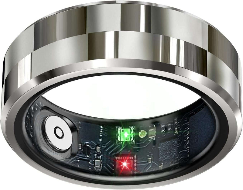 Smart Health Tracker Ring - Waterproof Fitness Monitor for Wellness
