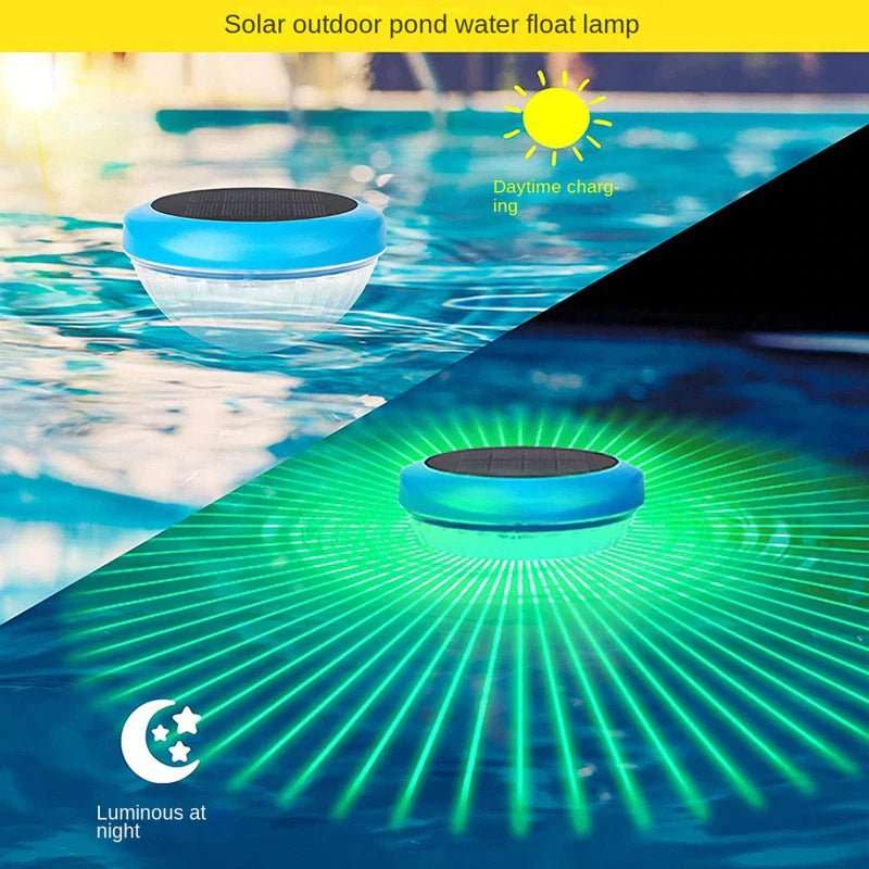 Solar LED RGB Floating Lights for Pools & Gardens - Lacatang Shop