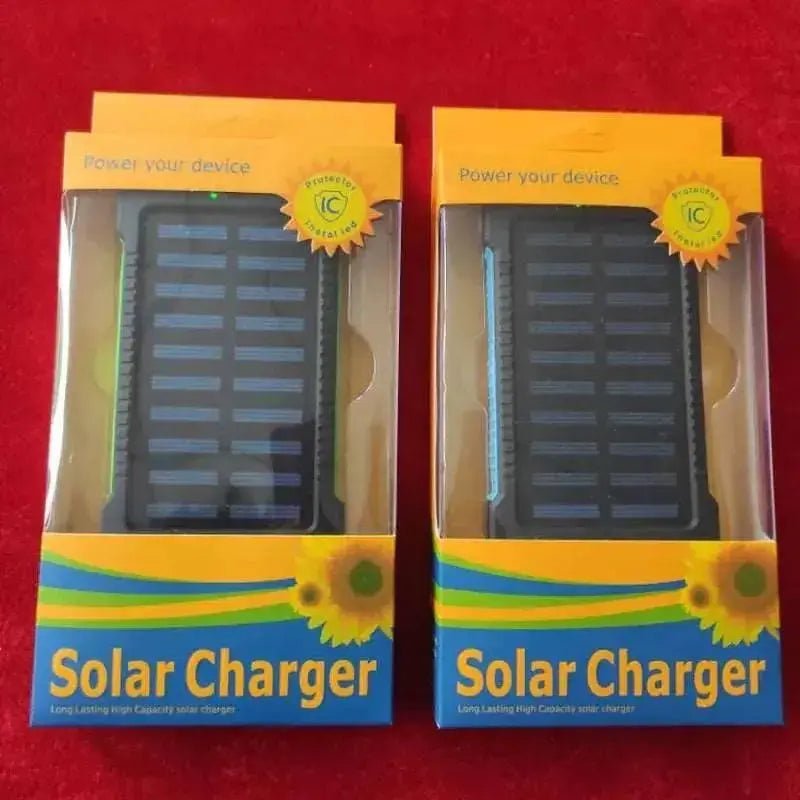 Solar Power Bank 500000Mah Free Shipping Fast Charging External Battery Outdoor Portable Compass Phone Charger For - Xiaomi - Iphone - Lacatang Shop