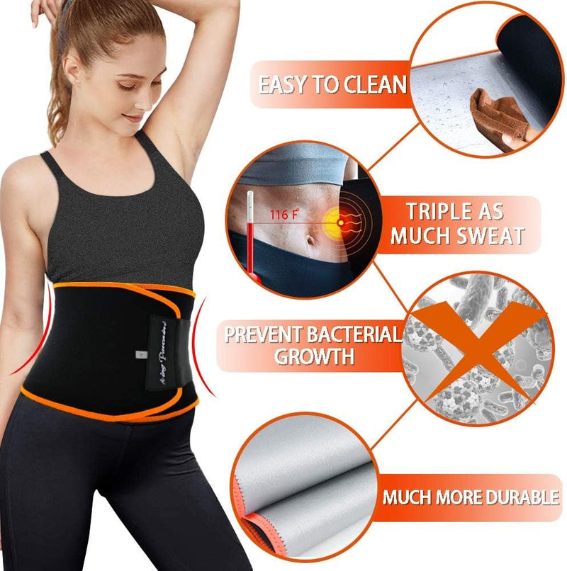 Sweat Waist Trimmer Pro: Plus Size Trainer - Lacatang Shop
