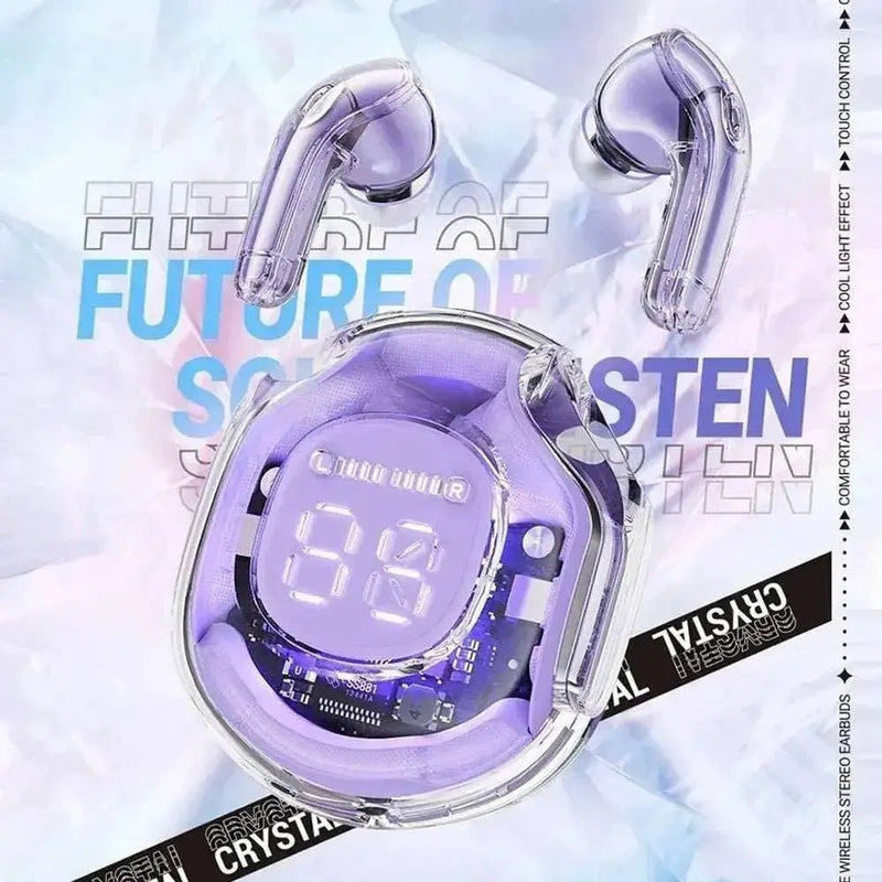 T8 Tes Bluetooth Earbuds with LED Digital Display Hifi Enc Bt 5.3 Wireless In - Ear Earphones for Xiaomi Huawei Iphone Headphone - Lacatang Shop