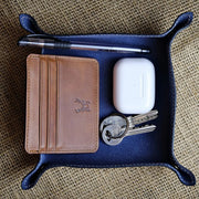 Trevi - Genuine Leather Catchall Tray, Desk Organizer - Lacatang Shop
