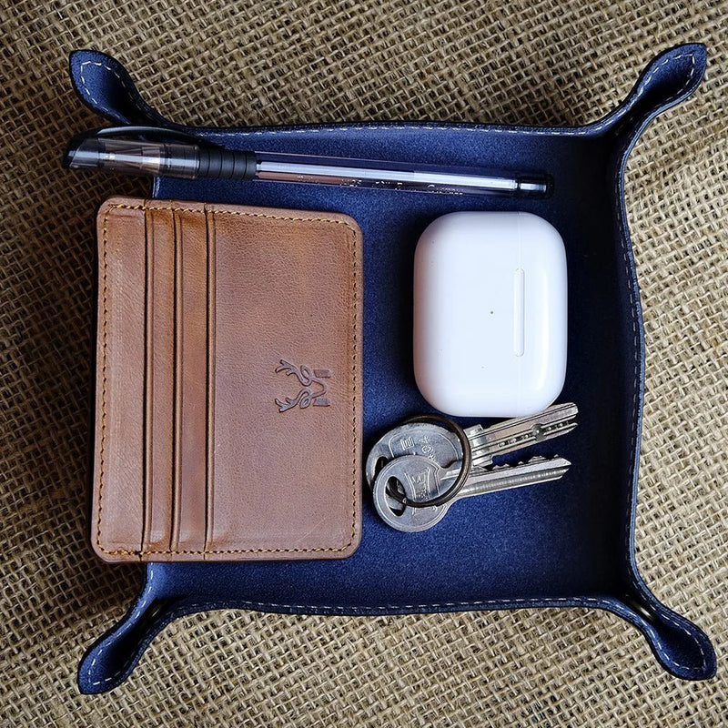 Trevi - Genuine Leather Catchall Tray, Desk Organizer - Lacatang Shop