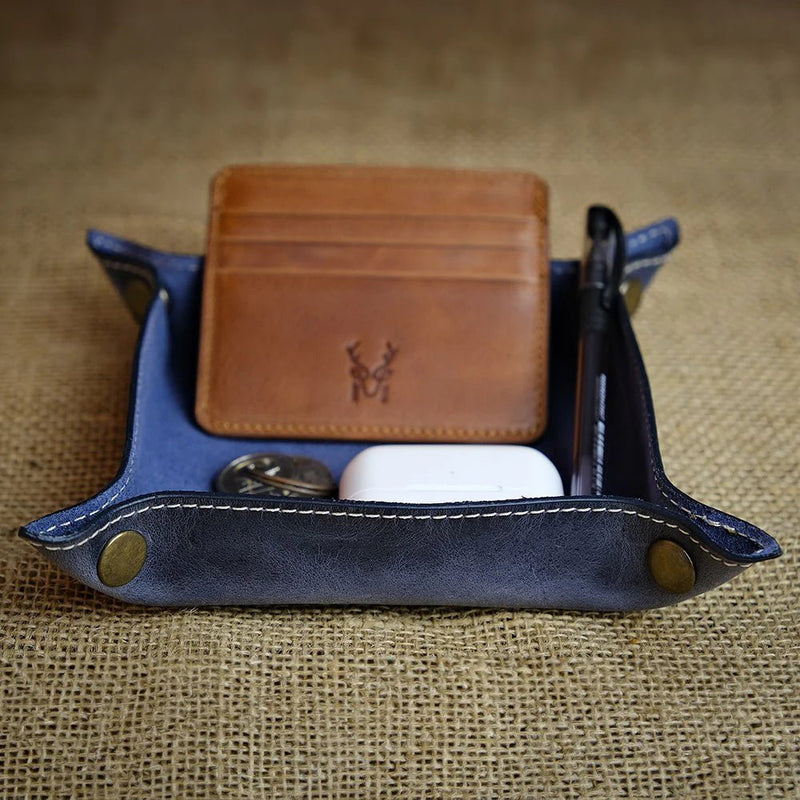 Trevi - Genuine Leather Catchall Tray, Desk Organizer - Lacatang Shop