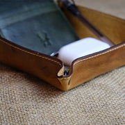Trevi - Genuine Leather Catchall Tray, Desk Organizer - Lacatang Shop